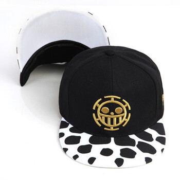 帽子男女夏天 户外韩版海贼王动漫特拉法尔加罗棒球帽 平沿帽鸭舌