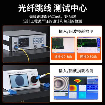netLINK 电信级光纤跳线 LC-LC 单模双芯5米光纤尾纤 9/125收发器尾纤 HTF-LC-LC/SM-5 netLINK 电信级光纤跳线 LC-LC 单模双芯5米光纤尾纤 9/125收发器尾纤 HTF-LC-LC/SM-5