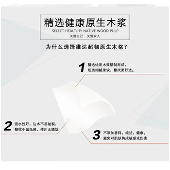 维达（Vinda）【好评榜TOP】倍韧2层盒巾200抽3盒装V2187×2提