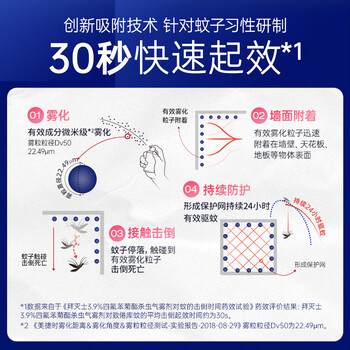 拜灭士热门商品拜耳杀虫气雾剂灭驱蚊液喷雾基孔肯雅热蚊香液神器36ml*3