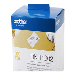 兄弟兄弟DK-11202 热敏不干胶定长标签色带 62mm*100mm白底黑字(纸质/300张)