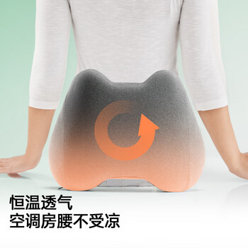 foojo 腰部靠垫 护腰靠枕办公室靠背垫座椅子腰托久坐神器 灰 foojo 腰部靠垫 护腰靠枕办公室靠背垫座椅子腰托久坐神器 灰