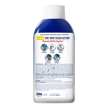 威露士洗衣机清洗剂清洁除菌液柠檬250ml 滚筒波轮除垢杀菌除菌除臭 2瓶