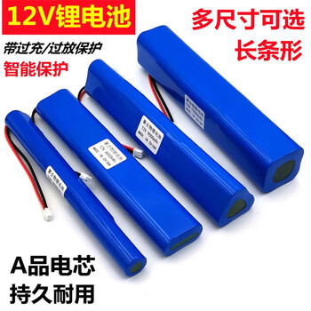 凯元达锂电池大容量12伏户外LED灯箱监控可长条形可充电电池组瓶12V12000毫安配2A充电器DC线田字形 凯元达锂电池大容量12伏户外LED灯箱监控可长条形可充电电池组瓶12V12000毫安配2A充电器DC线田字形