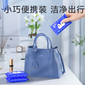 德佑企鹅湿厕纸A版10片 X2包 + 美月见有氧薄柔日夜卫生巾16片 X2包