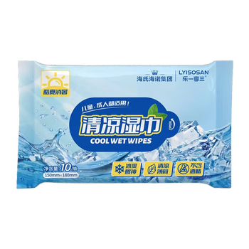 海氏海诺 清凉组合3-湿巾10抽/包*5+清凉贴+喷雾+袖套+花露水