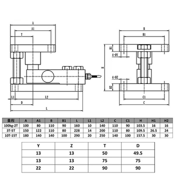 鑫凯辰 反应釜悬臂梁称重传感器模块模拟量信号高精度荷重压力测力罐体 2 量程 0-7000kg 鑫凯辰 反应釜悬臂梁称重传感器模块模拟量信号高精度荷重压力测力罐体 2 量程 0-7000kg
