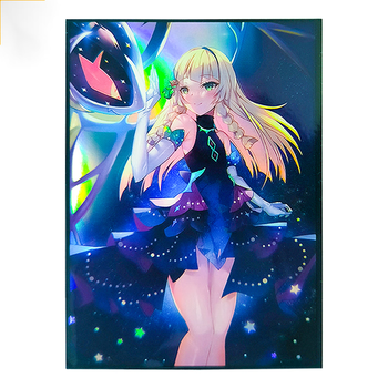 宝可梦卡套闪光牌套简中dtcg原神桌游卡牌保护套66x91 莉莉艾(新款)