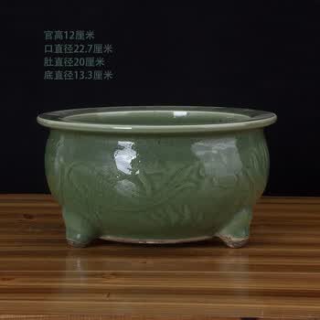 龙泉窑三足炉价格图片精选- 京东