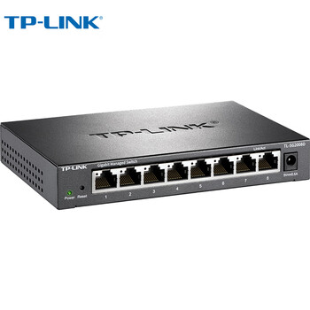 TP-LINK8口全千兆云管理交换机 APP管理可支持即插即用 网线分线器分流器TL-SG2008D