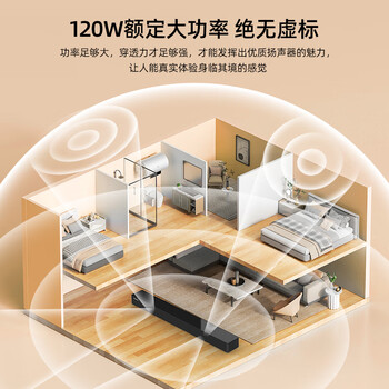 THOMSON B210回音壁家庭影院电视投影仪音响家用客厅音箱内置低音炮环绕立体声