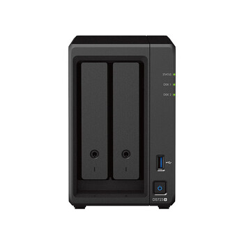 群晖DS723+ 双核心 两盘位 NAS网络存储服务器 团队私有云 黑色 8TB版（含2块红盘Plus 4TB）