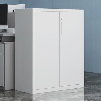 洛克菲勒办公柜子矮柜储物柜档案柜铁开门加厚文件柜铁皮柜高1090宽900