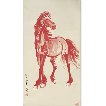 徐悲鸿八骏图价值价格报价行情- 京东