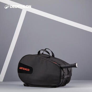 迪卡侬(DECATHLON)网球包羽毛球包背包球拍大容量运动包黑红25L4175636 迪卡侬(DECATHLON)网球包羽毛球包背包球拍大容量运动包黑红25L4175636