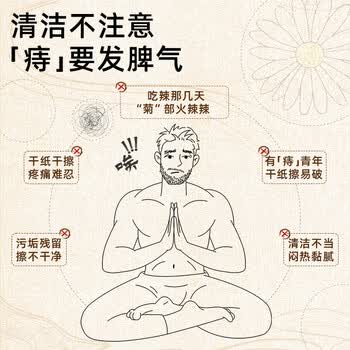 德佑痔疮湿厕纸家庭装64抽*10包 护理清洁湿纸巾 清凉缓痛有痔专享