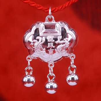 麒麟送子银锁价格报价行情- 京东