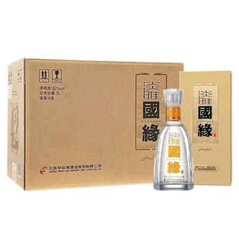 国縁（GUOYUAN）　今世缘 国缘 四开 42%vol 幽雅醇厚型白酒 今世缘(JINSHIYUAN)白酒报价_参数_图片_视频_怎么样_问答-苏宁易购
