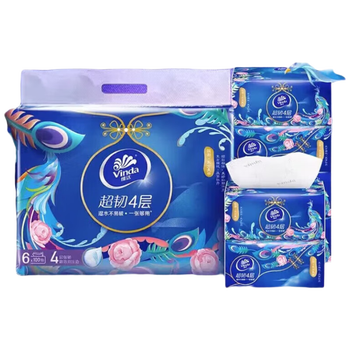 维达（Vinda）【食用油+抽纸】至臻礼遇玉米油5L+V2808抽纸100抽6包*2提 非转