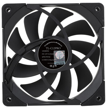Thermalright(利民) TL-C12 pro S-FDB V2轴承 12cm风扇4pin调速 1850PWM铜套钢芯 双面二次动平衡 Thermalright(利民) TL-C12 pro S-FDB V2轴承 12cm风扇4pin调速 1850PWM铜套钢芯 双面二次动平衡