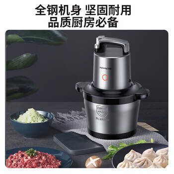 九阳（Joyoung）家用绞肉机电动多功能料理机搅拌切菜绞馅不锈钢碎肉S50-LA580