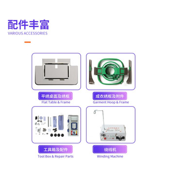 心壹成定制 绣花机多功能单头小型全自动电动台式刺绣机器 WN-C1501S