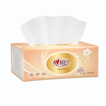 心相印抽纸经典3层110抽24包整箱装-DT24180 家用卫生纸巾面巾纸