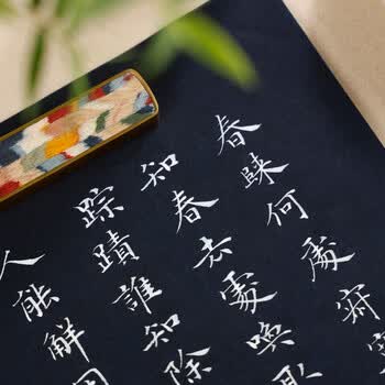 漢墨汉墨精制白墨汁250g 白液小楷隶书行书节日书法用墨汁 文房四宝绘画用白色墨液