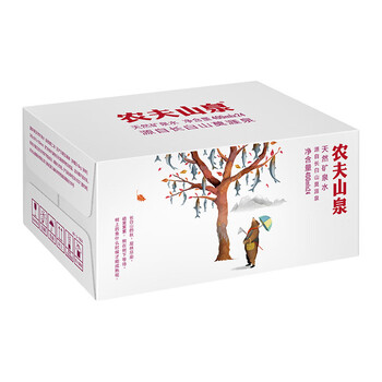 农夫山泉 长白山饮用水 运动盖 学生宿舍用水 400ml*24瓶 整箱装