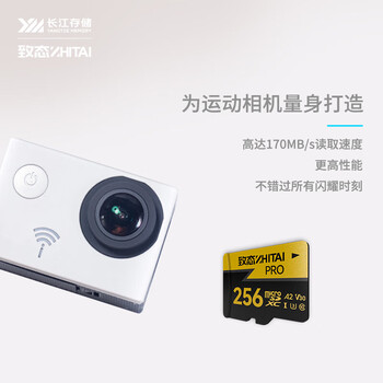 致态（ZhiTai）长江存储 256GB TF（MicroSD）存储卡 U3 V30 A2 PRO专业高速存储卡 读速170MB/s