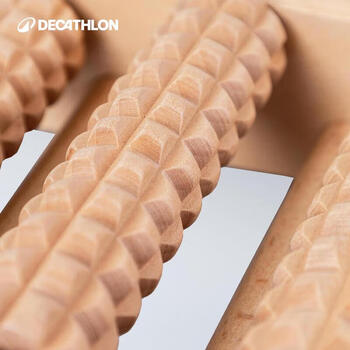 迪卡侬（DECATHLON）脚底按摩器木质实木家用脚踩穴位足部-4657141