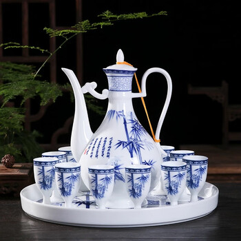 青花瓷酒壶价格报价行情- 京东