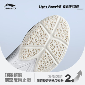 李宁（LI-NING）羽毛球鞋男女情侣款火箭鞋网球鞋乒乓球鞋贴地飞行运动鞋