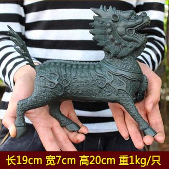 青铜麒麟摆件品牌及商品- 京东