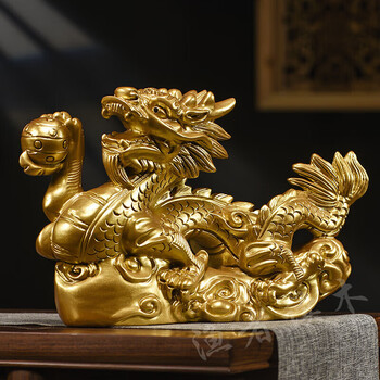 木製物 擺件 龍雕刻 骨董品 中國古美術 黑檀木雕龍擺件木頭實木質雕刻生肖龍中式客廳辦公室紅木工藝
