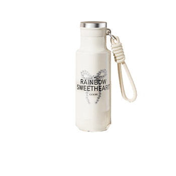 GOOM轻量杯女生高颜值手提保冷保热水杯生日礼物 25AW-B1甜心结-490ml