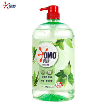 奥妙（OMO） 洗洁精茶树除菌1.49kg+金衣玉食花生油5L【厨房礼品组合】