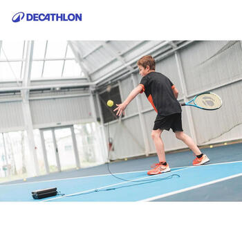 迪卡侬（DECATHLON）网球训练器带线回弹自练神器网球训练器-黑色-2161590