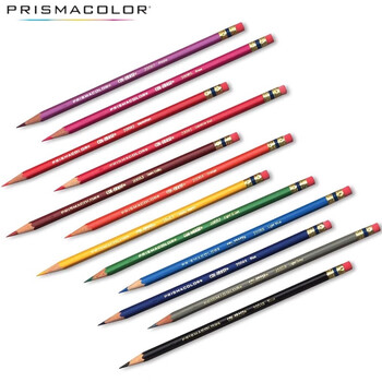 霹雳马（PRISMACOLOR）彩色铅笔彩铅笔单只红色可擦画笔绘画写生美国三福霹雳马1277美术写生画画笔