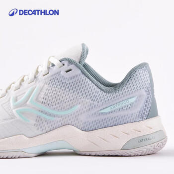 迪卡侬(DECATHLON)女士初阶/进阶硬地网球鞋灰白色38 4768007 迪卡侬(DECATHLON)女士初阶/进阶硬地网球鞋灰白色38 4768007