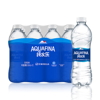 百事可乐【热门商品】纯水乐 纯净水 饮用水 550ml*12瓶整箱装 办公外出