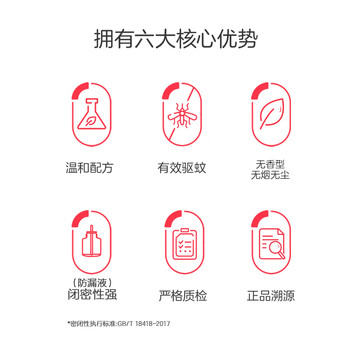 彩虹（RAINBOW） 蚊香液(灭蚊液)电热蚊香液驱蚊液无味家用补充装34ml*6瓶(270晚)