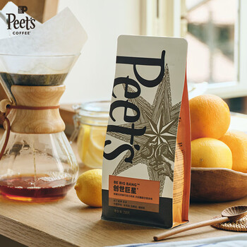 皮爷咖啡创世巨星咖啡豆Peets烘焙意式拼配咖啡豆250g中度烘焙 