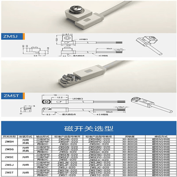 鑫凯辰 传感器气缸磁性开关感应器 ZMSG-020（小方形）配G型气缸使用常规（2线）+拉杆杠绑带 5（2个）