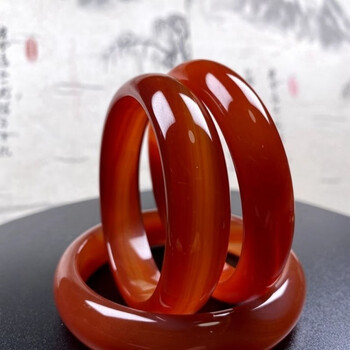 天然缠丝玛瑙手镯价格报价行情- 京东