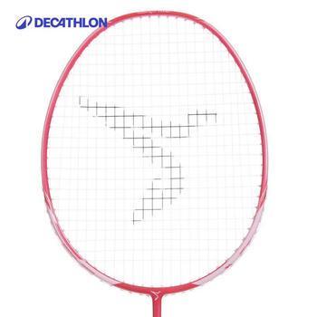 迪卡侬（DECATHLON）儿童羽毛球拍浆果粉色碳素复合（拍长620mm)-4865277