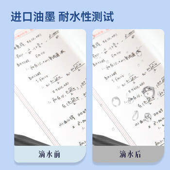 得力（deli）臻顺滑按动中性笔 马卡龙色系 0.5mm子弹头学生中性笔刷题笔 黑色5支/盒S60-A5