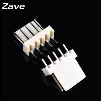 ZAVE KF2510直针弯针胶壳2.54mm间距 4P 弯针 (50只) ZAVE KF2510直针弯针胶壳2.54mm间距 4P 弯针 (50只)