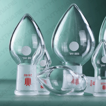 欣维尔 厚壁鸡心烧瓶梨形瓶高硼硅实验室器材高强度离心瓶旋蒸瓶鸡心玻璃瓶 100ml F329100L 欣维尔 厚壁鸡心烧瓶梨形瓶高硼硅实验室器材高强度离心瓶旋蒸瓶鸡心玻璃瓶 100ml F329100L