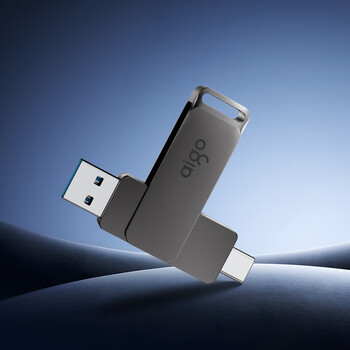 AIGO爱国者 手机U盘 256GB 读速220MB/s USB3.2 TYPE-C双接口高速闪存盘手机电脑两用迷你大容量 G33